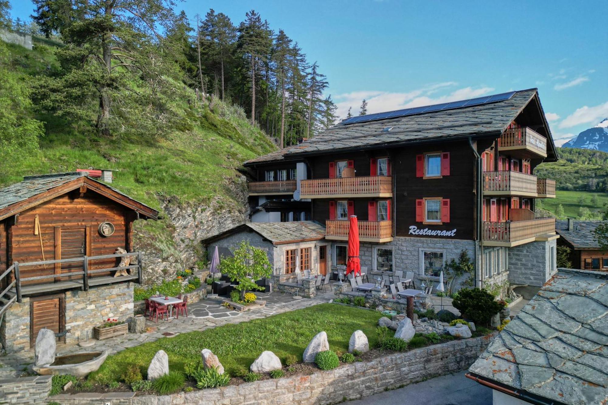 Hotel Alpenblick Zeneggen Eksteriør billede