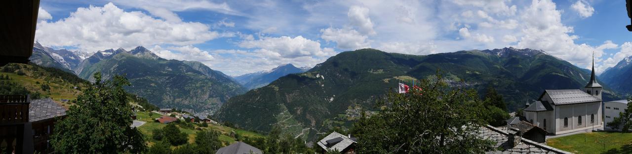 Hotel Alpenblick Zeneggen Eksteriør billede