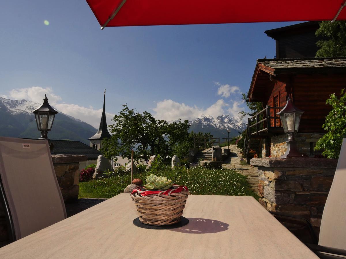 Hotel Alpenblick Zeneggen Eksteriør billede